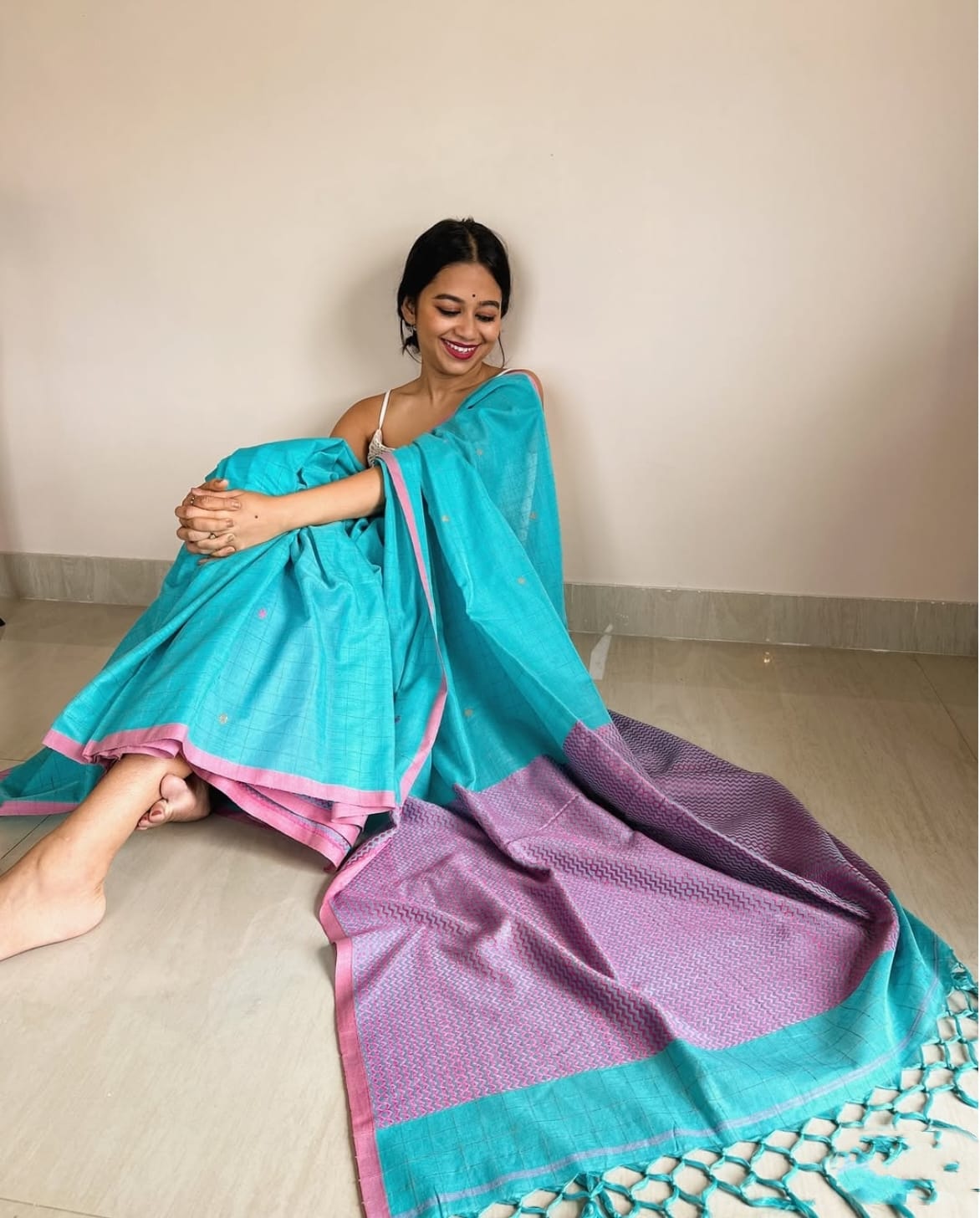 handloom mercerised saree
