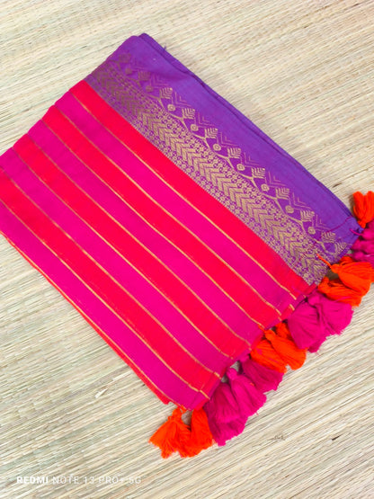 mul cotton saree