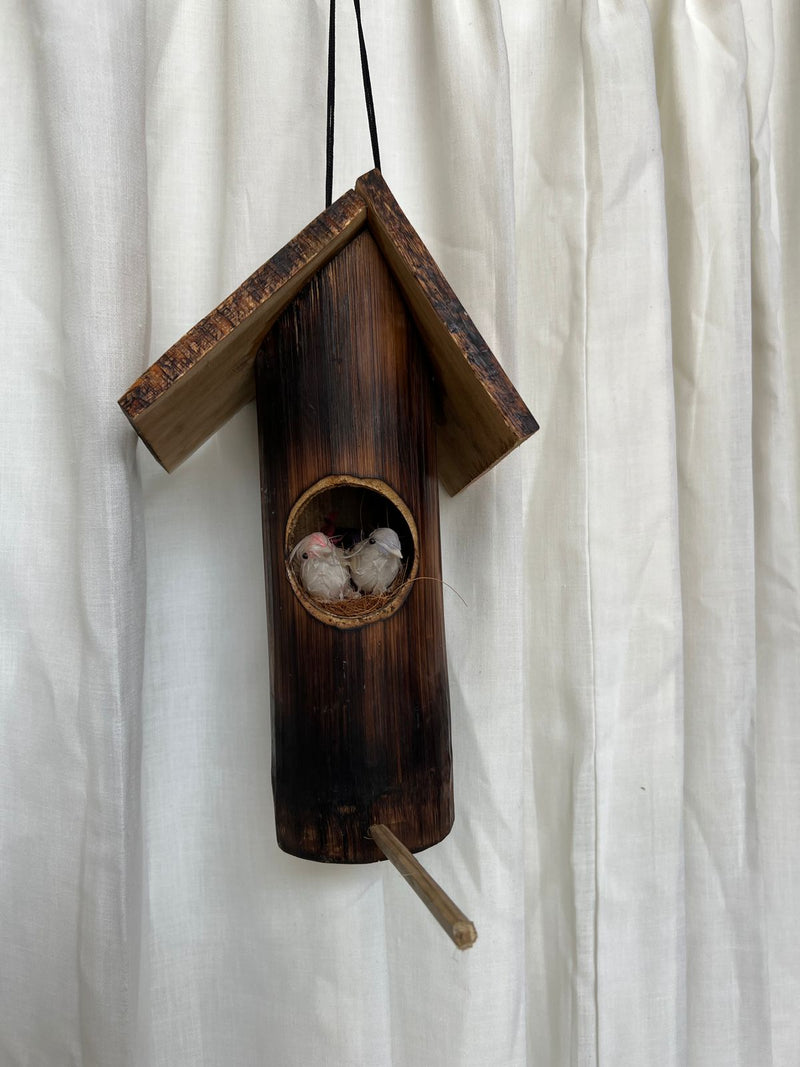 Bamboo bird house