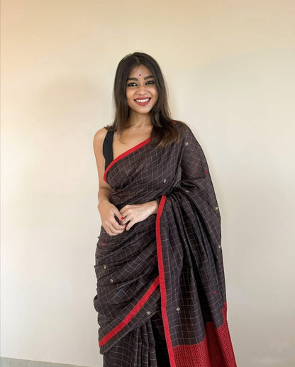 handloom mercerised saree