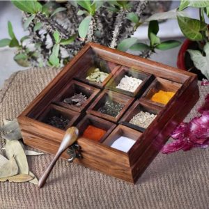 Wooden Spice Boxes